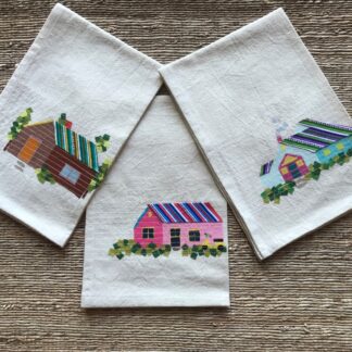 Houses Tea Towel Set P
